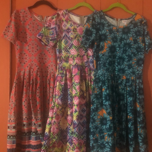 LulaRoe Amelia and Nicole dresses - Picture 1 of 5